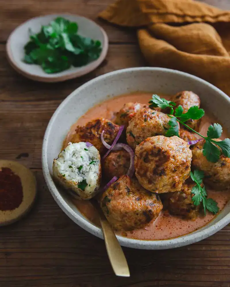 Boulettes de poisson sauce satay