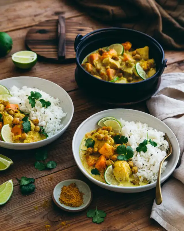 Curry de poulet au skyr