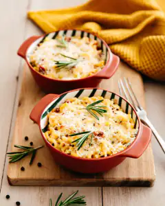 Gratin de coquillettes au fromage