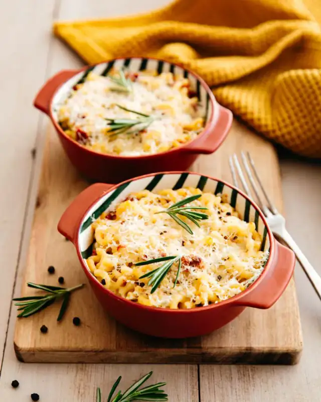 Gratin de coquillettes au fromage