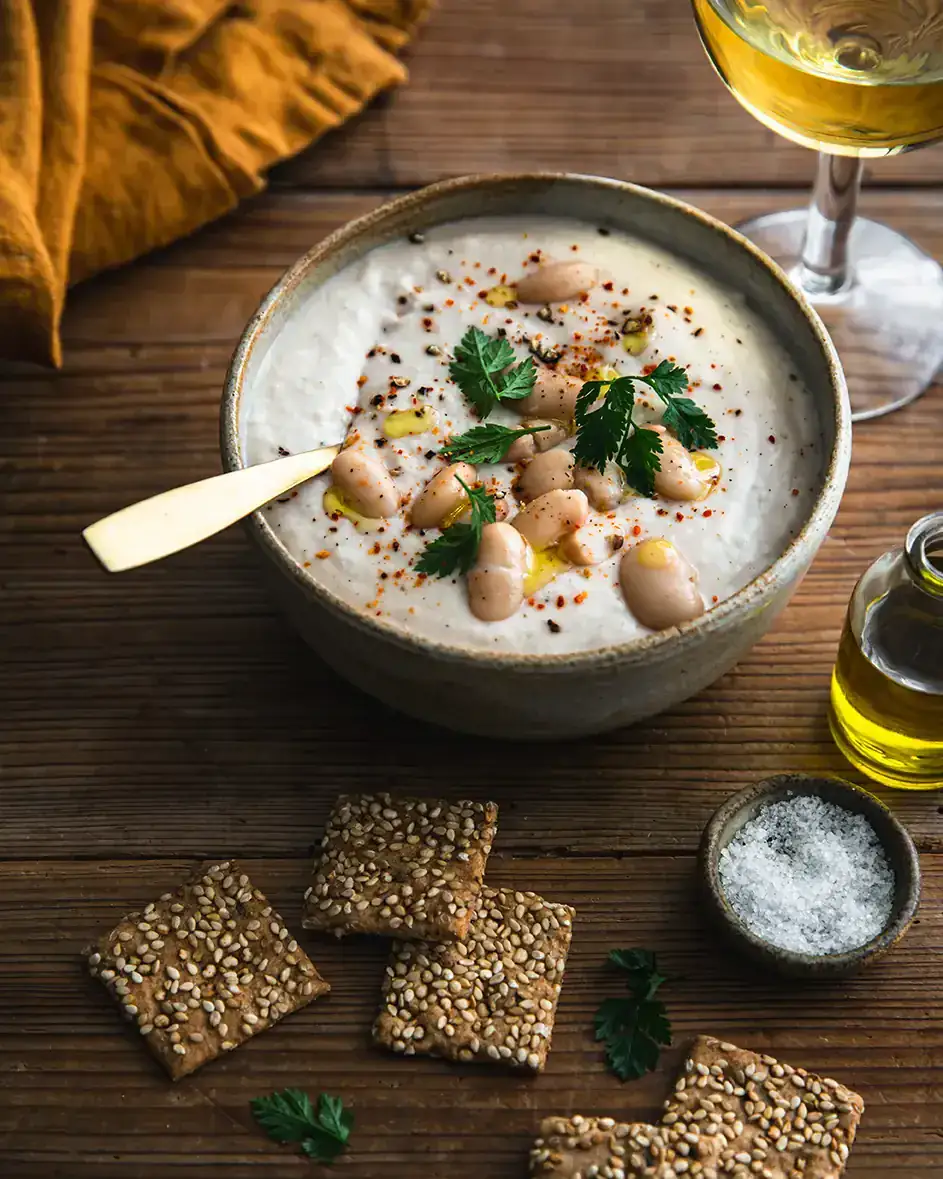 Houmous de haricots blancs