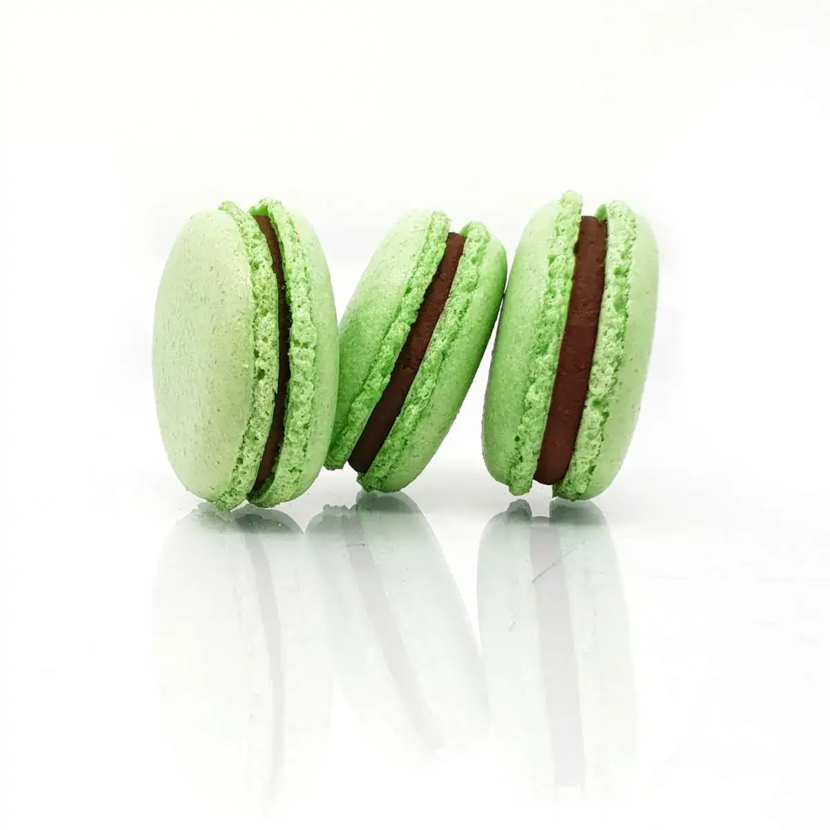 Macarons Menthe Chocolat